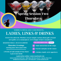 Ladies Links and Drinks 2025 - June Session (4 Weeks - Thursdays) starting June 5th