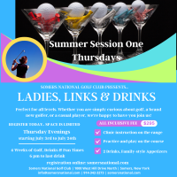 Ladies Links and Drinks 2025 - July Session (4 Weeks - Thursdays) starting July 3rd