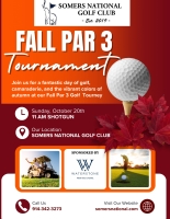 Somers National Fall Par 3 Invitational Sunday - October 20th 2024